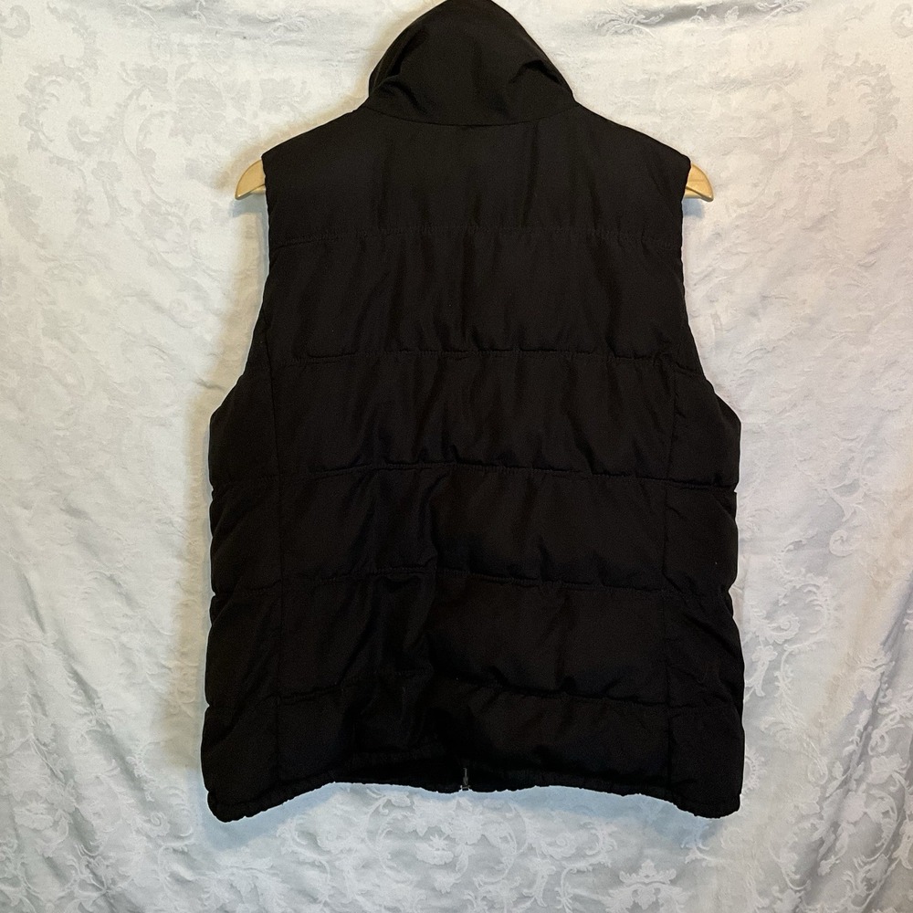 Vintage Y2K 2000s‎ Old Navy Military Style Puffer Vest Black Mens Size Large L - Picture 2 of 4